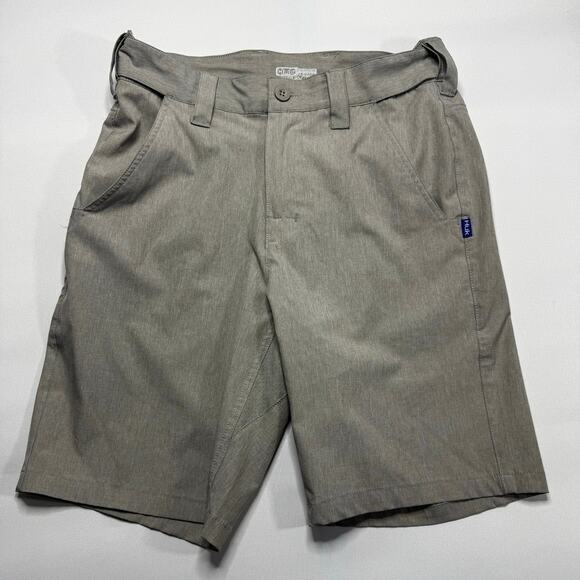 HUK Performance Fabrics Men's Next Level Lightweight Tan Shorts - Size S (31x9) - Picture 1 of 6